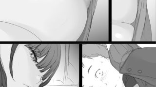 【エロ漫画】朝の通勤電車内で気弱なおっさんサラリーマンが変態痴女JK達におっ……のアイキャッチ画像