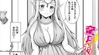 【エロ漫画】巨乳美乳の姫と童貚の騎乗位中出しラブコメ ファンタジーエルフの婚……のアイキャッチ画像